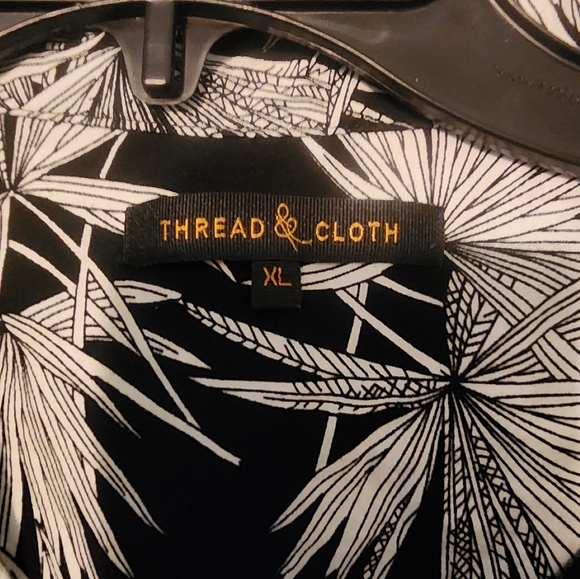 Men's Thread&Cloth Tropical print shirt NWOT - Picture 5 of 6